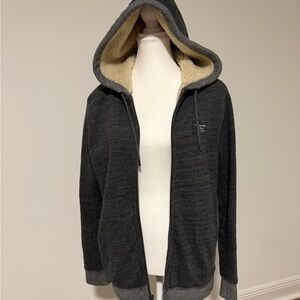 Abercrombie & Fitch Charcoal Teddy Jacket